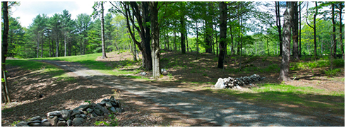 Photo of a New contemporary Berkshire county home and properties for sale in Egremont, MA, on a bucolic country farm road.